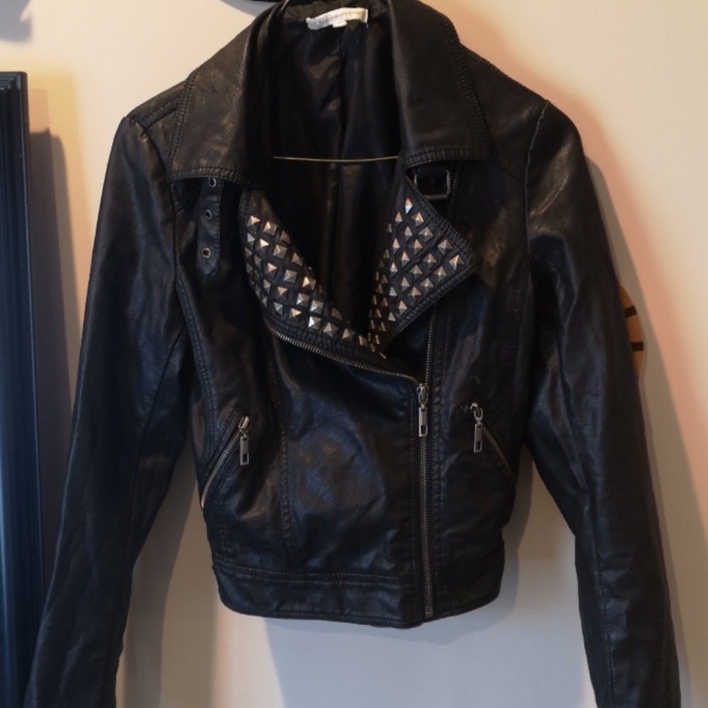Faux Leather Jacket